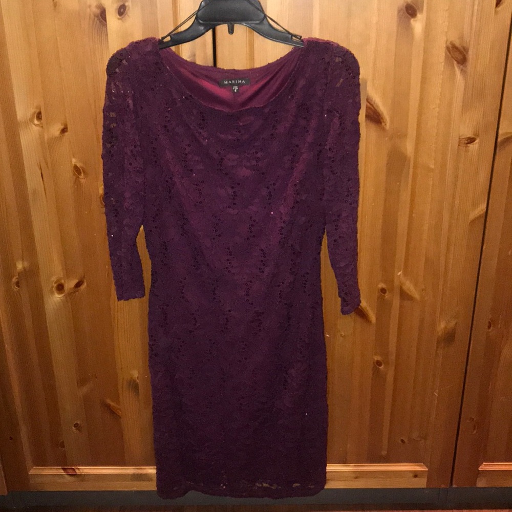 Plum Cocktail Dress size 6